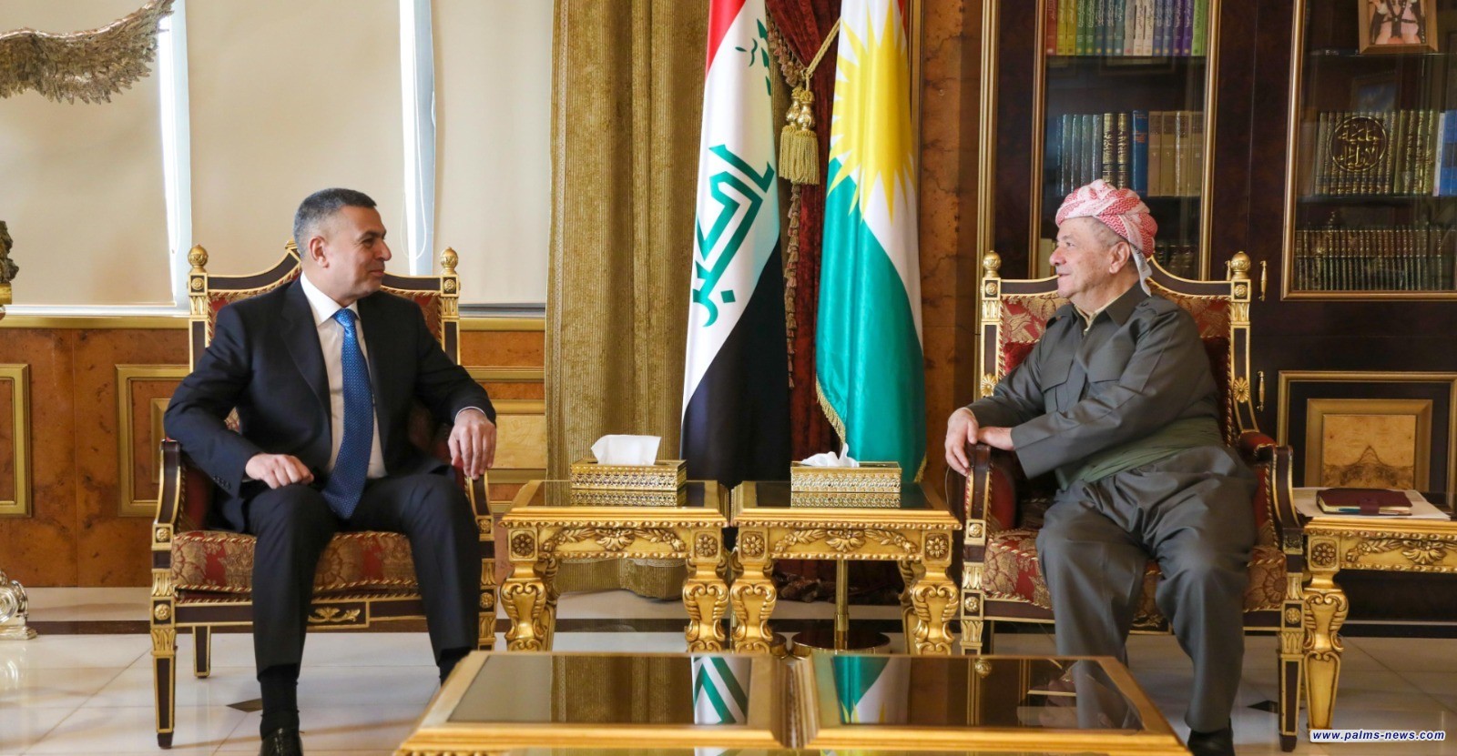 مسعود بارزاني لمحافظ البصرة: ضرورة التنسيق بين السياسيين لإنهاء الخلافات