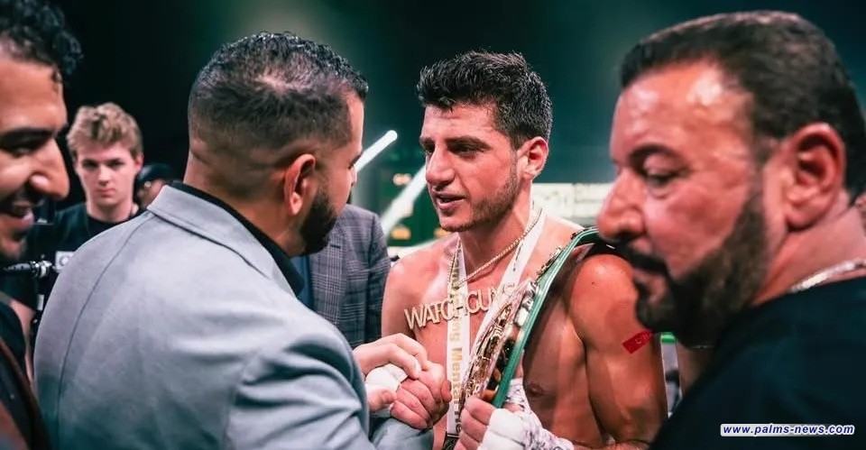 العراقي جوناثان يتوج بالحزام الذهبي للملاكمة في أميركا