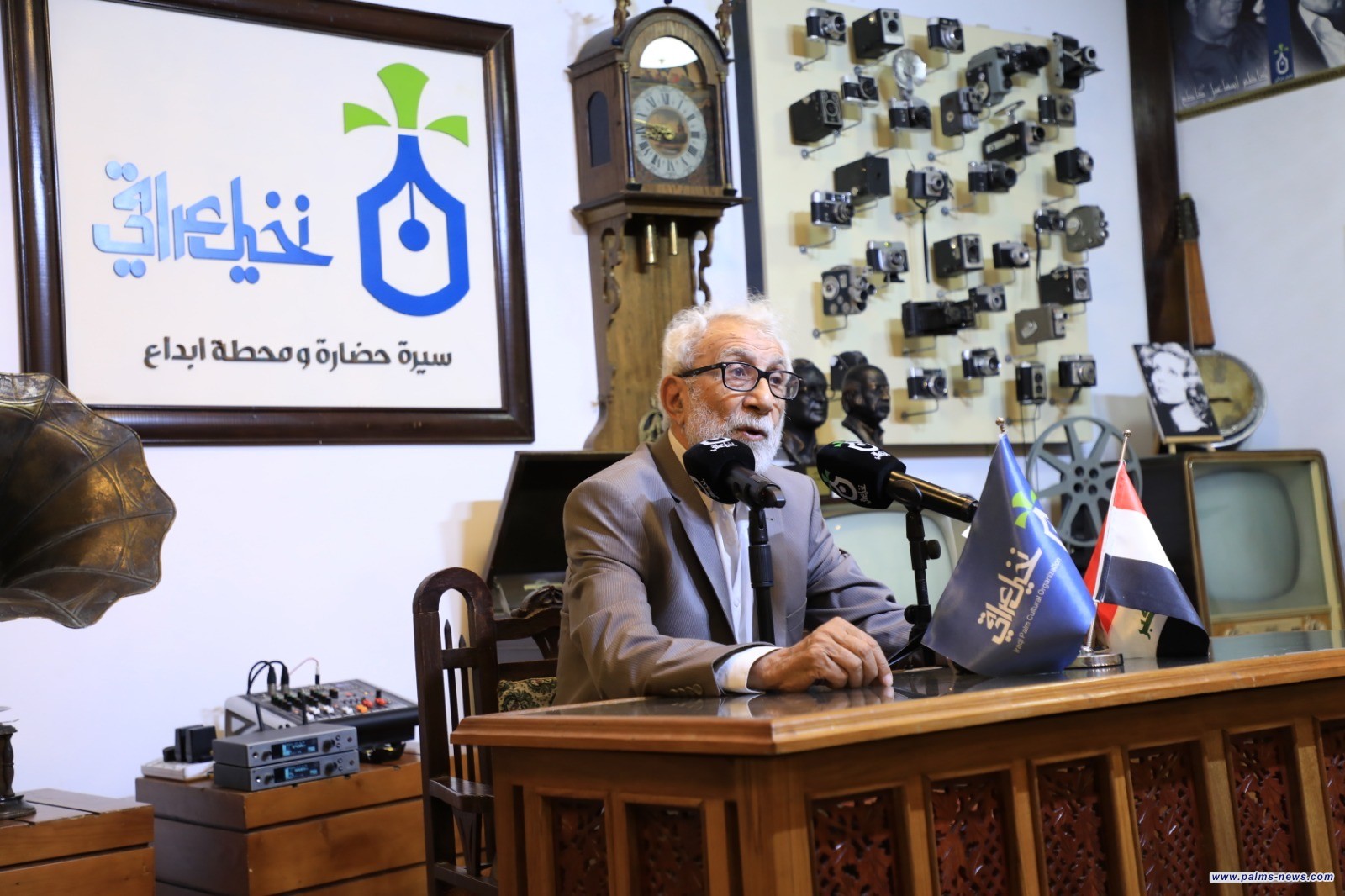 غالب الشابندر يقدم قراءة معاكسة للقضية الحسينية في نخيل عراقي .