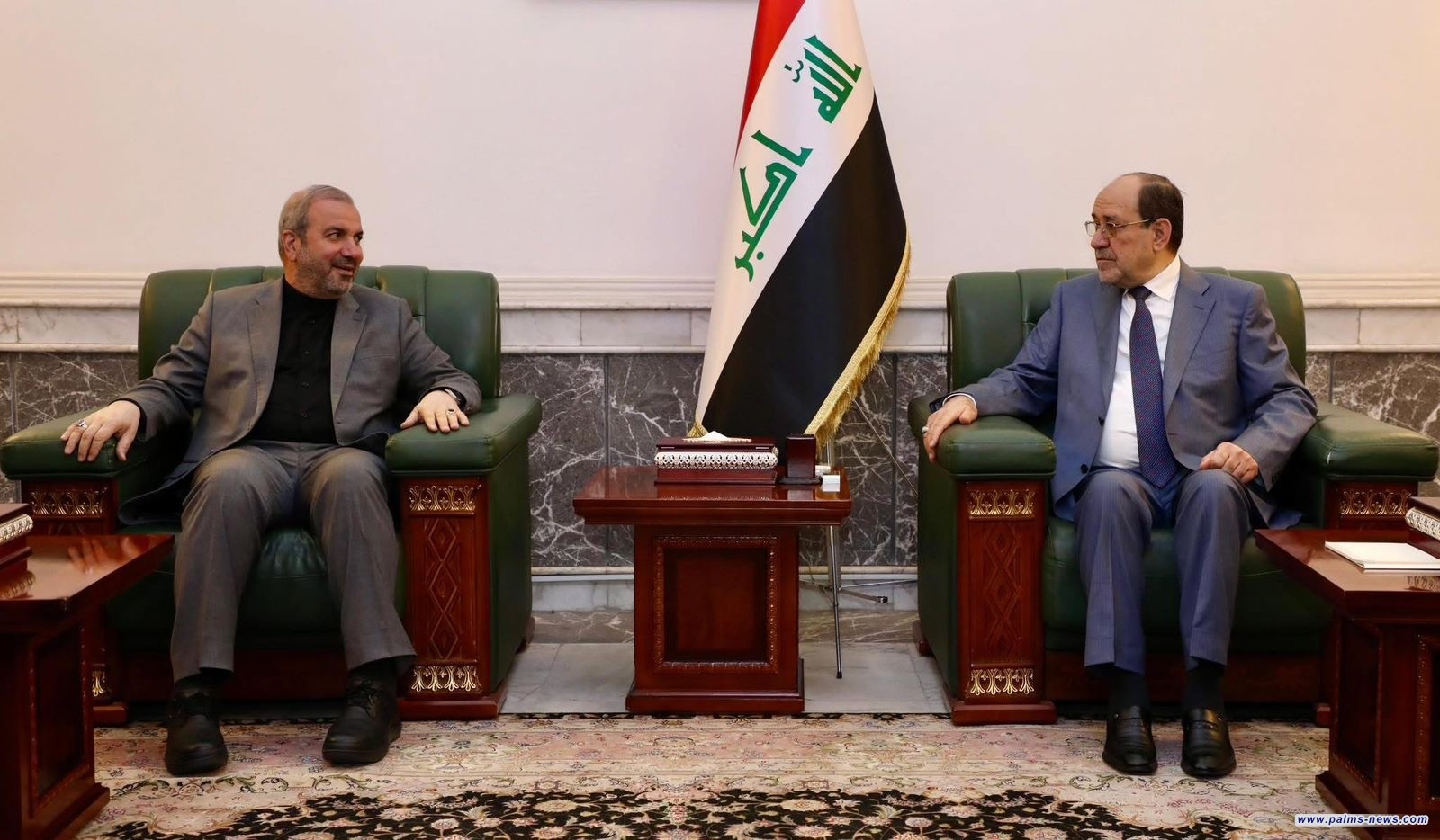 المالكي للسفير الإيراني في العراق : العدوان الإسرائيلي يشكل تصعيداً خطيراً يهدد السلم الإقليمي والدولي