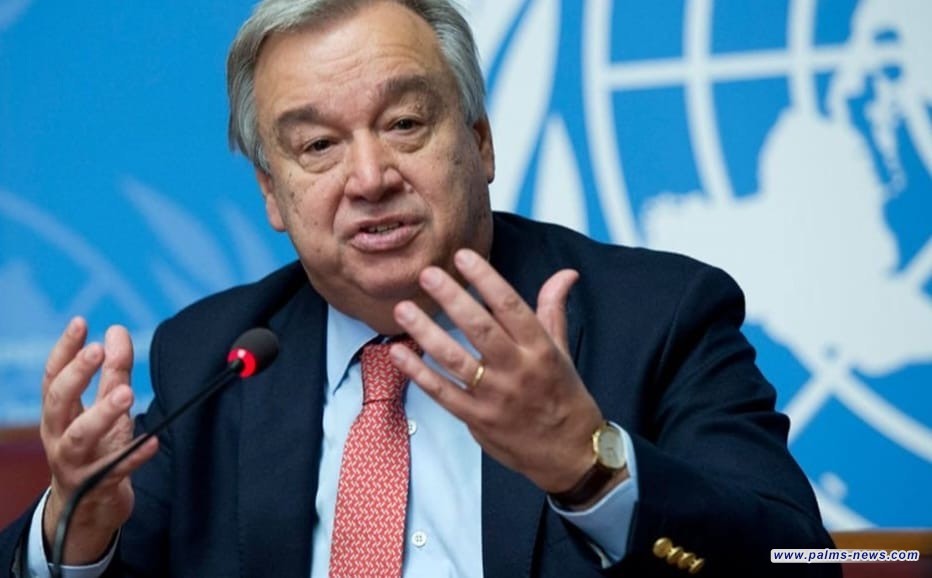 رئيس الوزراء يستقبل الأمين العام للأمم المتحدة أنطونيو غوتيريش