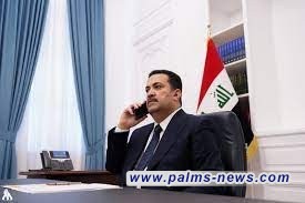 السوداني يتلقى اتصالاً هاتفياً من رئيس دولة الإمارات محمد بن زايد آل نهيان