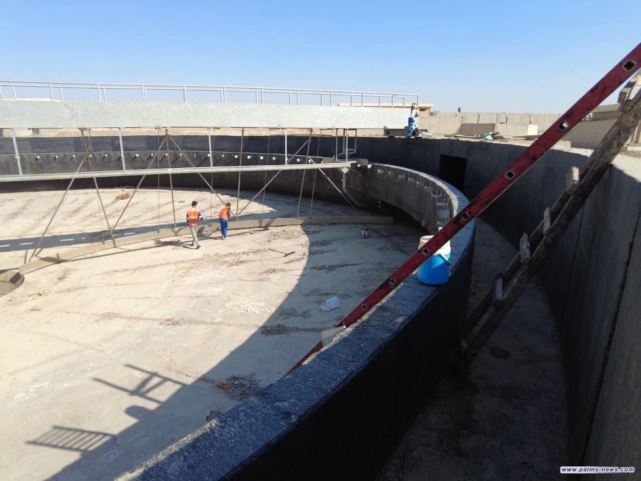 تفقّد حكومي لمشروع معالجة مياه المجاري في النجف