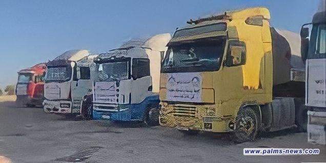 البصرة ترسل عشرين شاحنة محملة بمواد إغاثية وانسانية لسوريا