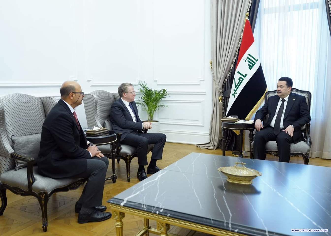 السوداني يؤكد للسفير الفرنسي موقف العراق الداعم لفلسطين