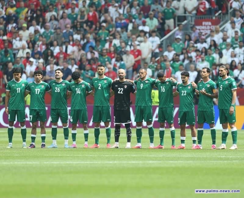 المنتخب العراقي يتراجع 6 مراكز ليحتل المرتبة 63 عالمياً بعد الخروج من كأس العالم.