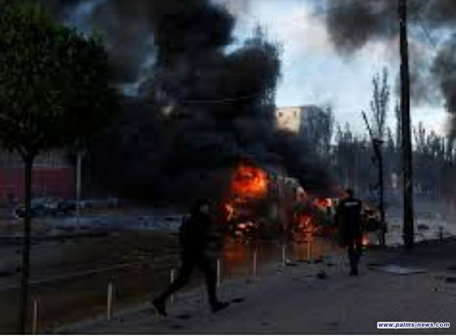 قصف روسي يطال منشأة صناعية اوكرانية