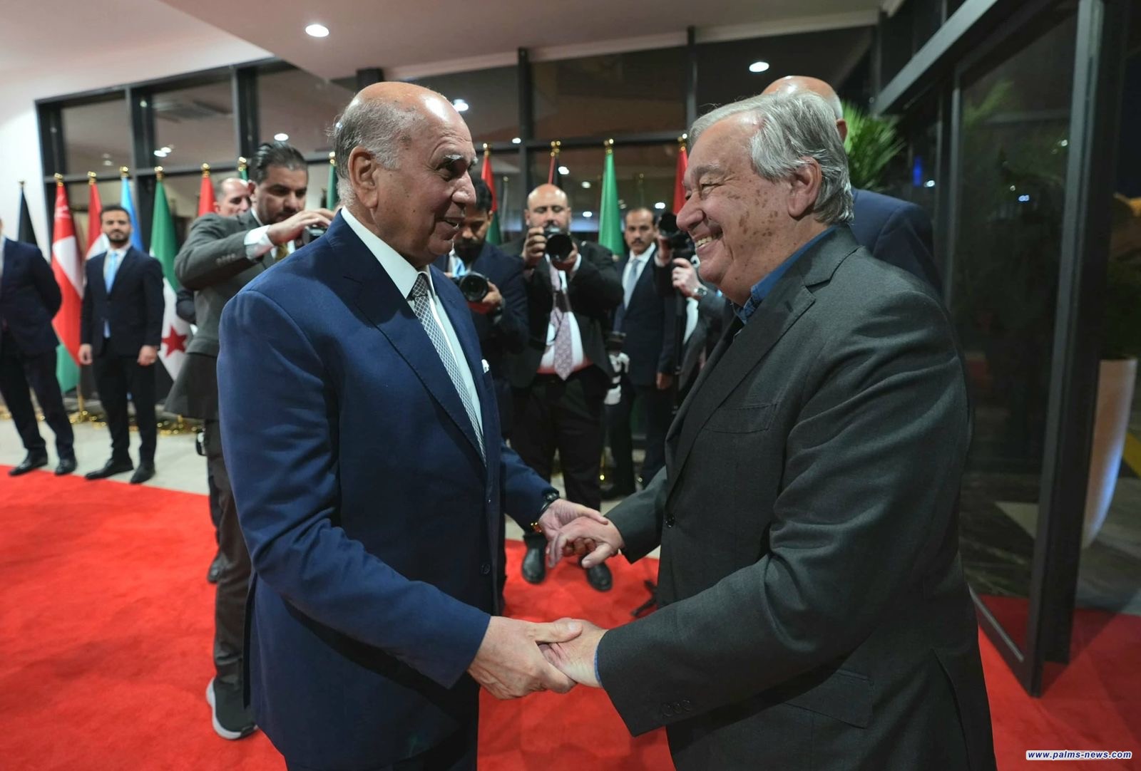 وصول أمين عام الأمم المتحدة إلى بغداد