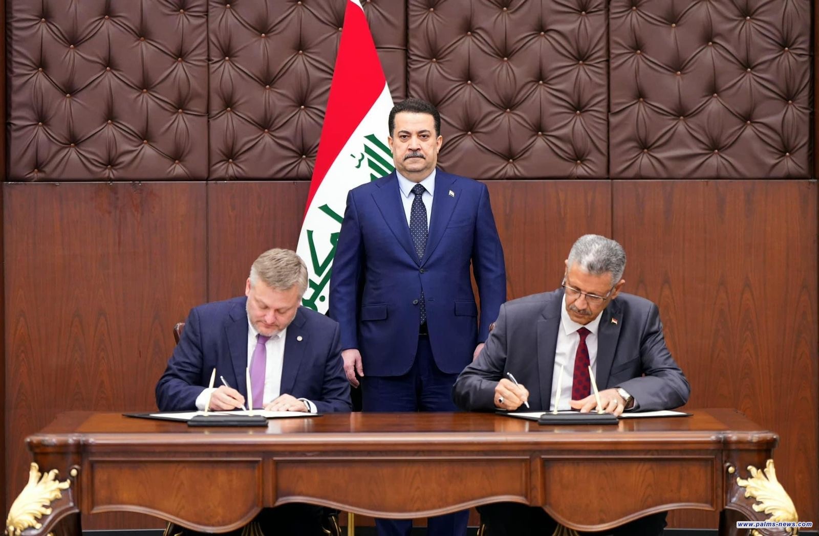السوداني يرعى مراسم توقيع مذكرة تفاهم مع شركة بريطانية لتطوير 4 حقول نفطية بكركوك