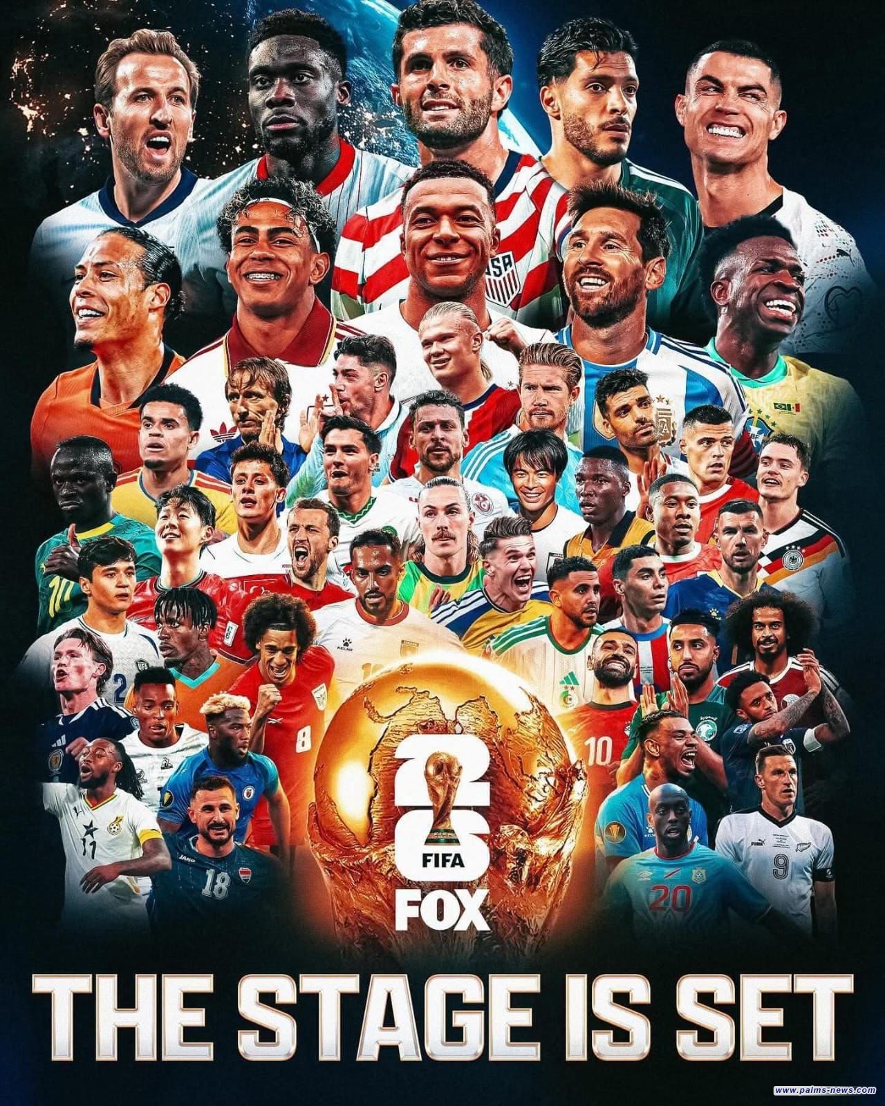 الحساب الرسمي لكأس العالم يضيف صورة قائد المنتخب العراقي أيمن حسين للبوستر الرسمي للمونديال.