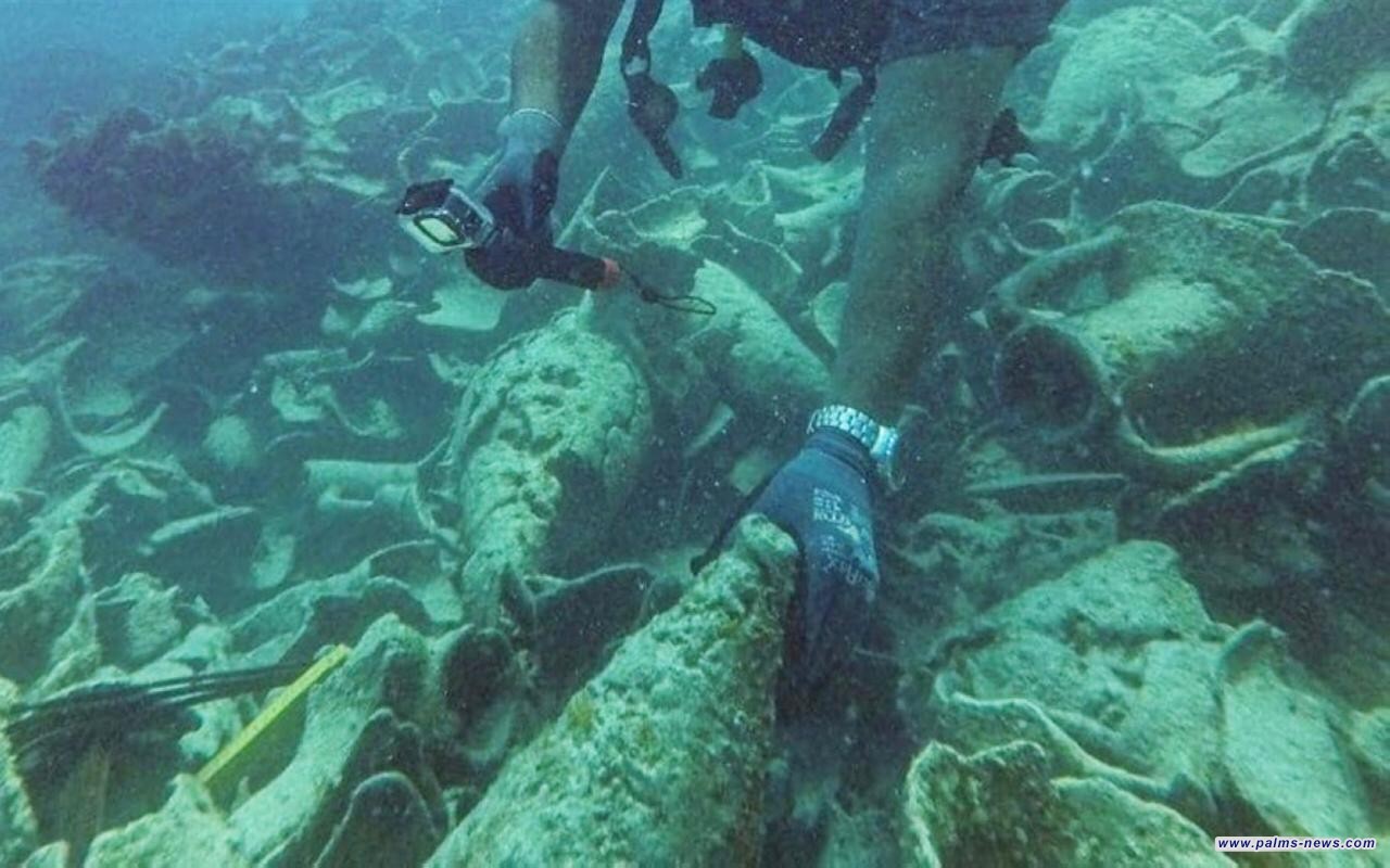 اكتشاف بقايا سفينة غارقة من  القرن الثالث قبل الميلاد