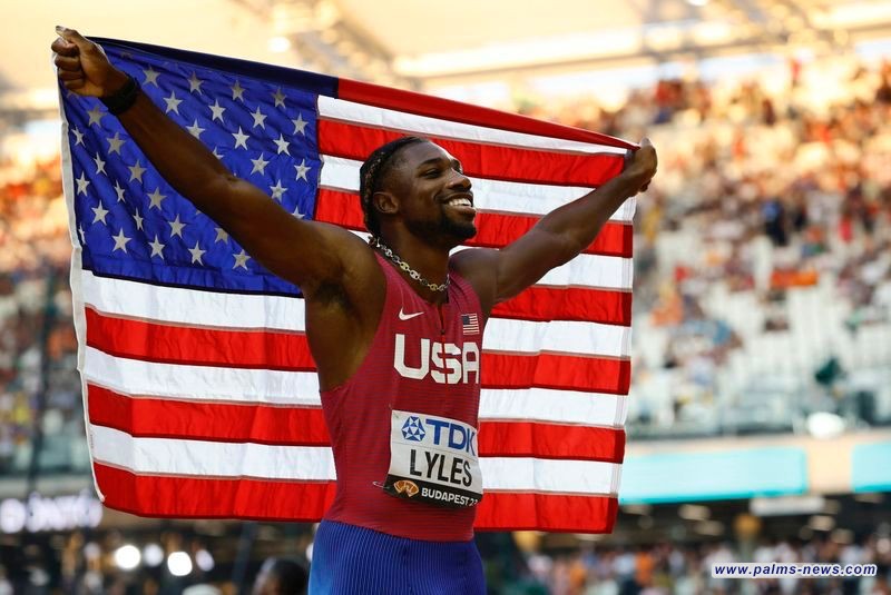 لايلز يحصد ذهبية سباق 100 متر ببطولة العالم لألعاب القوى