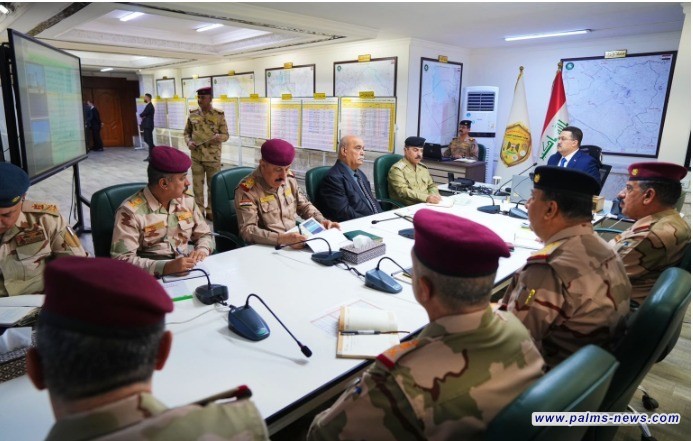 القائد العام للقوات المسلحة يزور مقر العمليات المشتركة لمتابعة خطة الزيارة الأربعينية
