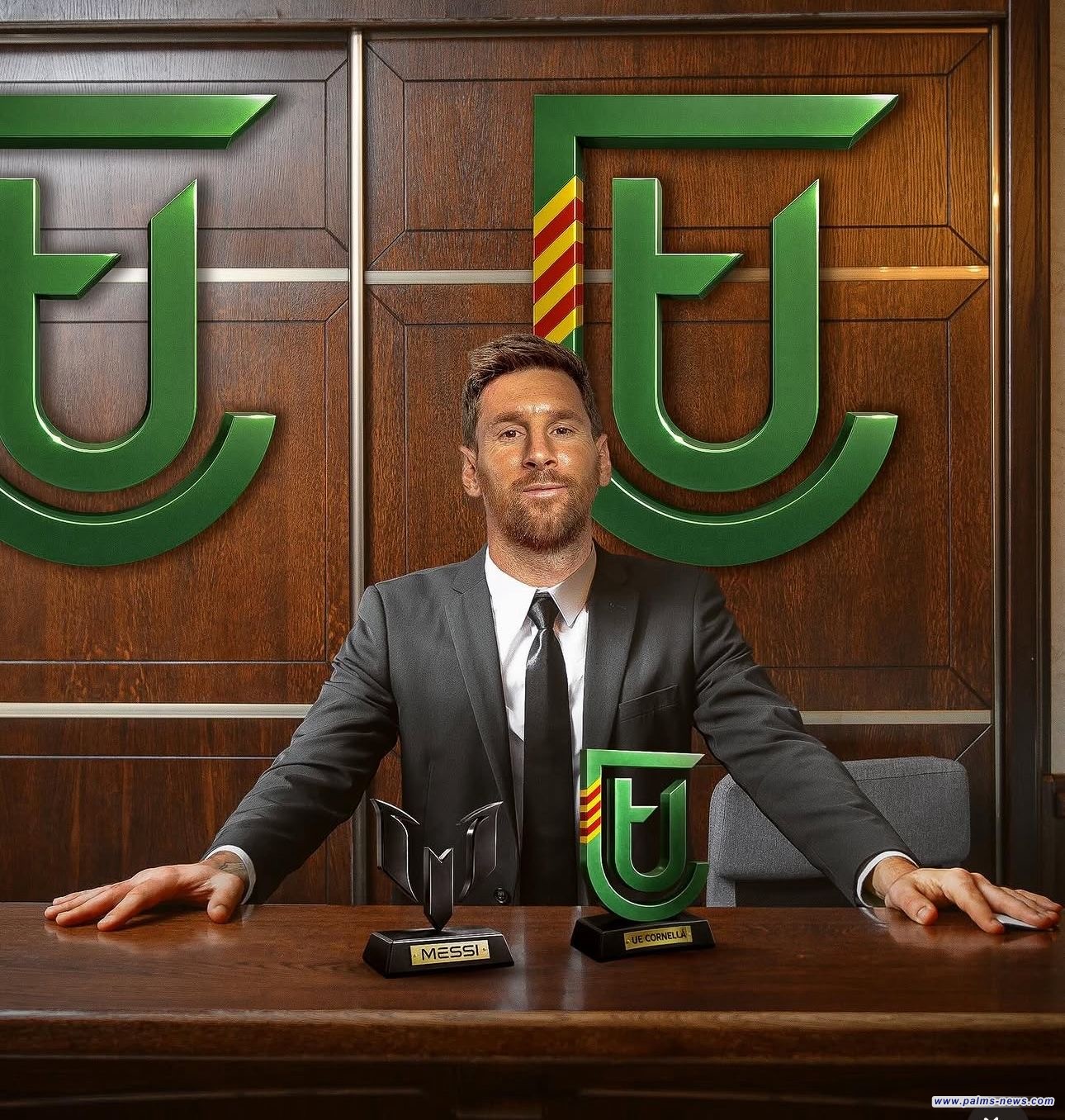 قفزة ضخمة في متابعي نادي كورنيا بعد امتلاكه من قبل ميسي