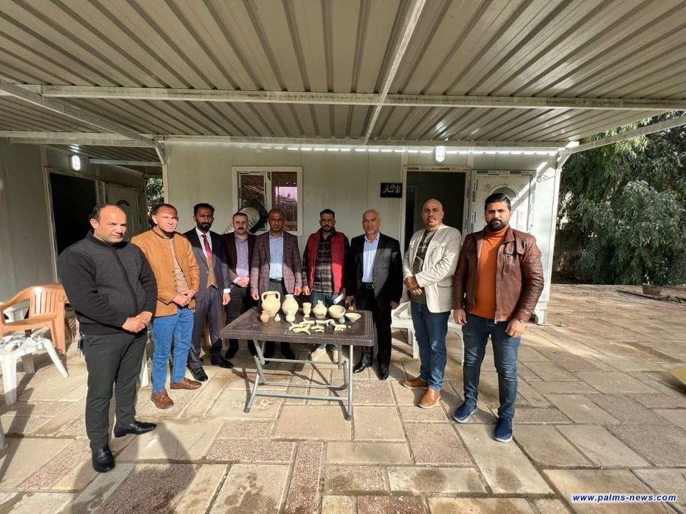 العثور على 22 قطعة أثرية تعود لحضارات مختلفة شمال واسط