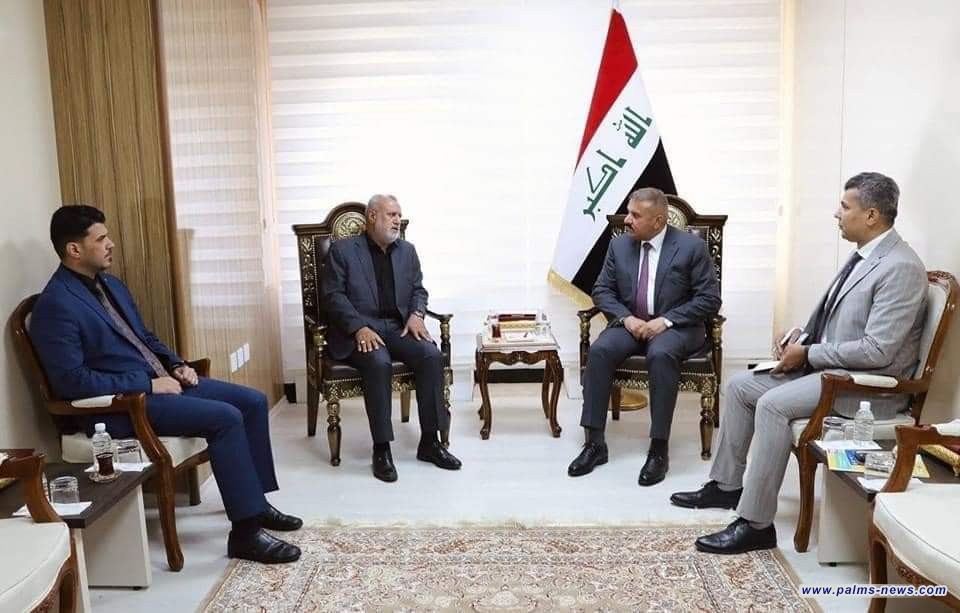 الشمري يبحث مع محافظ ميسان الخروقات الاخيرة والنزاعات العشائرية