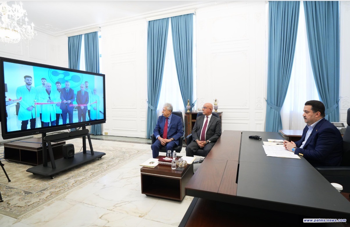 رئيس الوزراء يفتتح مصنعين لإنتاج الأدوية والمحاليل الوريدية في بغداد