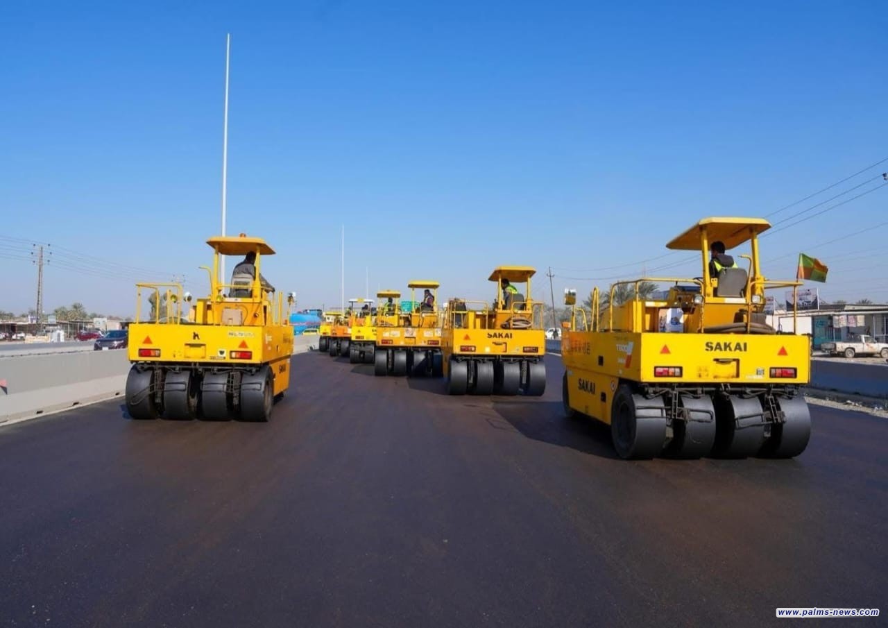 انطلاق حملة تبليط كبيرة في بغداد