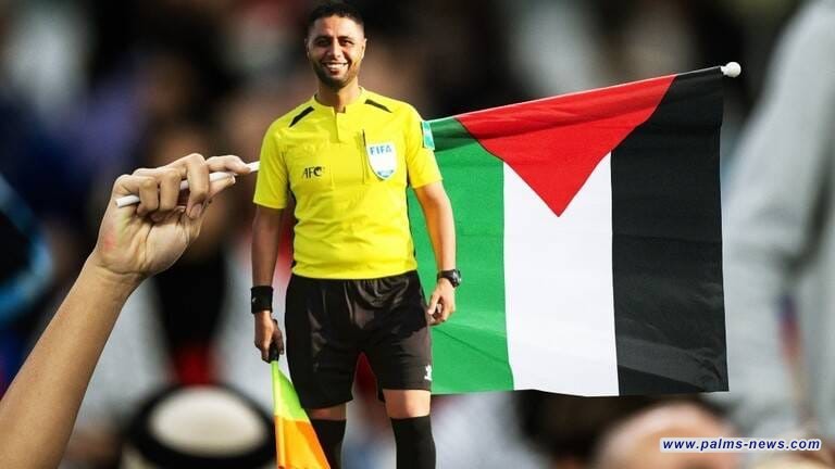 استشهاد الحكم الدولي الفلسطيني محمد خطاب