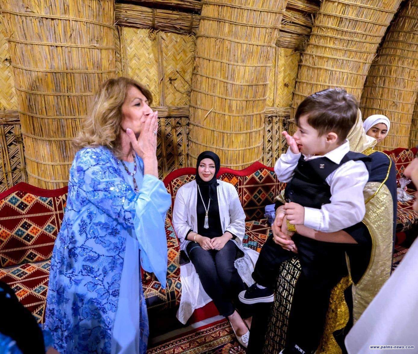 السيدة الأولى : نؤكد على أهمية الاستفادة من الطاقات والخبرات في مجال الثقافة والفن والرياضة