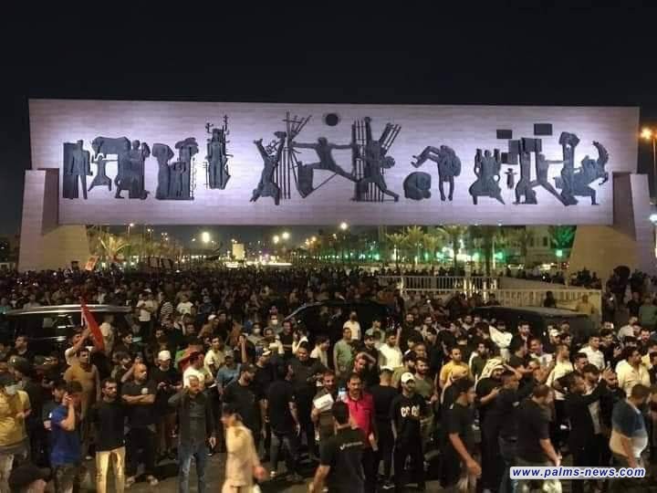 بالصور .. ساحة التحرير وسط بغداد استجابة لدعوة الصدر