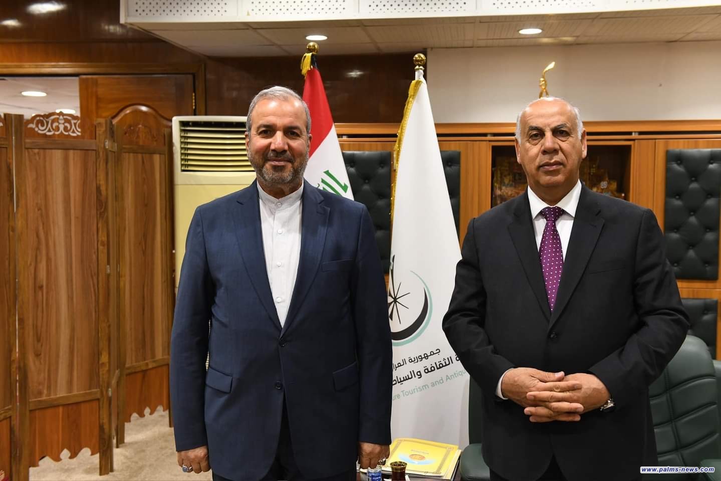 المشتركات الثقافية تتصدر حوار البدراني مع السفير الإيراني