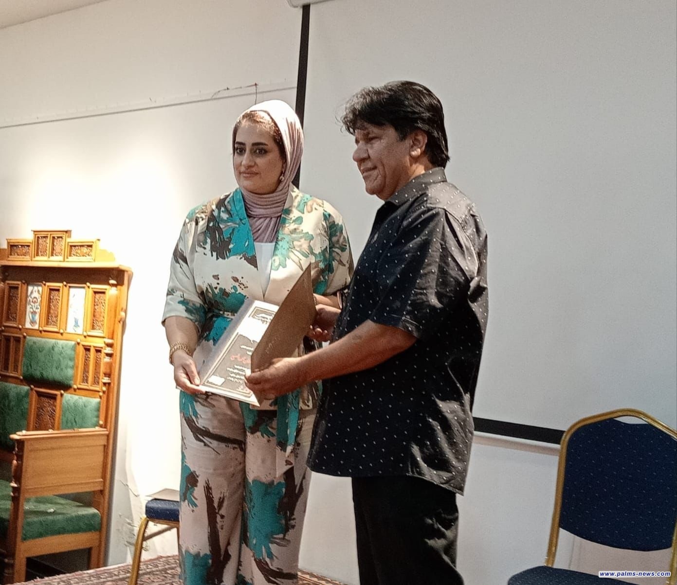 مؤسسة هواجس للثقافة والفنون تثمن دور نخيل عراقي في دعم الثقافة العراقية