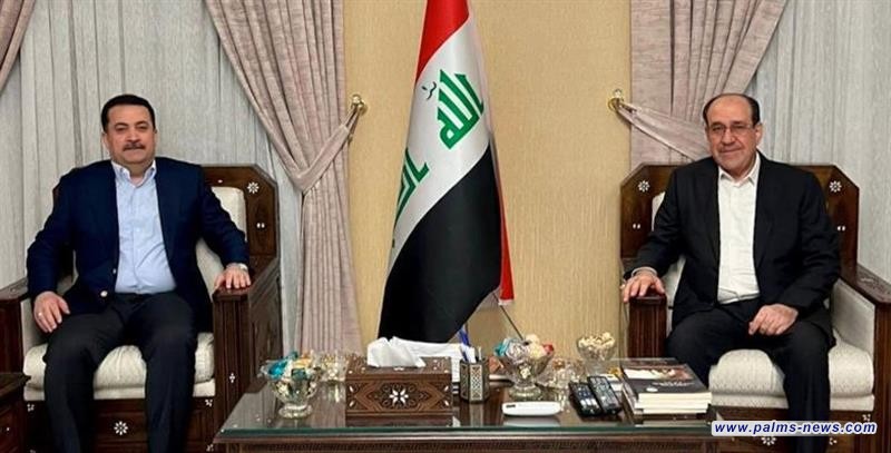 السوداني والمالكي يبحثان تقدم الأداء الحكومي وسبل دعمه