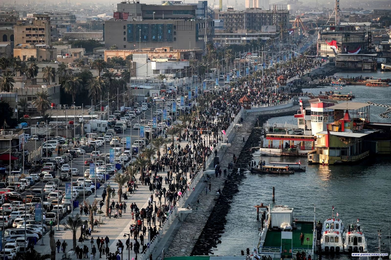 كورنيش البصرة بحضور دولي.. احتفالات كبرى  بمناسبة رأس السنة والفنادق ممتلئة