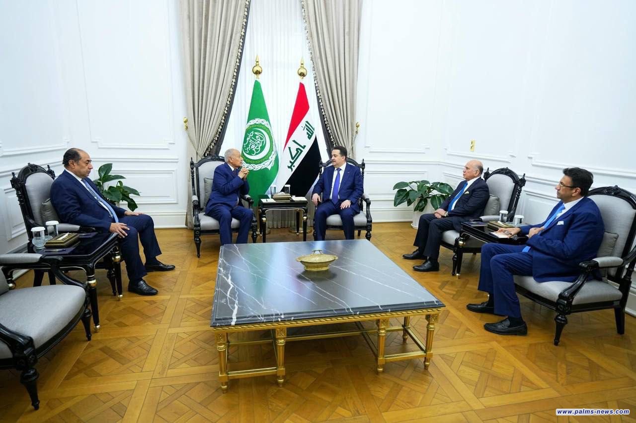 السوداني يستقبل الأمين العام لجامعة الدول العربية السيد أحمد أبو الغيط