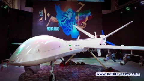 ايران تكشف النقاب عن  المسيرة  "مهاجر 10"