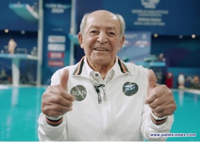 السباح الإيراني المخضرم تاغي أصغري يحصد ذهبية في بطولة العالم للألعاب المائية بقطر