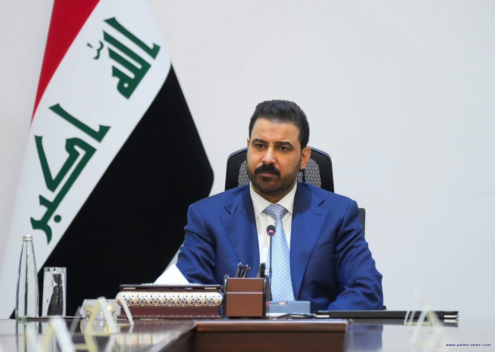 رئيس مجلس الوزراء العراقي علي فالح الزيدي يعزي أمير قطر تميم بن حمد بوفاة والده.