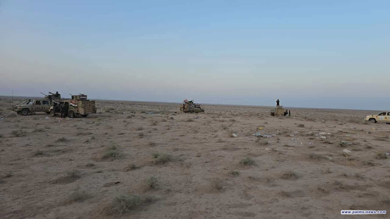 الحشد الشعبي يدمر مخزناً للعبوات الناسفة في صحراء الأنبار