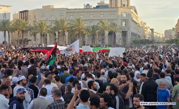 تظاهرات تطالبُ برحيل رئيس الحكومة الليبية