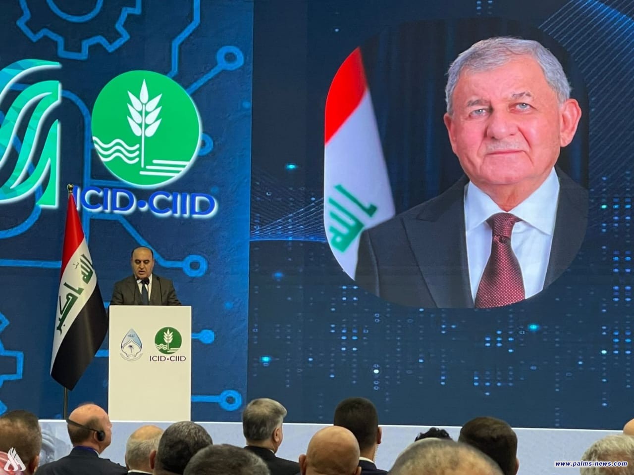 رئيس الجمهورية:  " أزمة المياه في العراق لم تعد أزمة بل قضية وطنية "