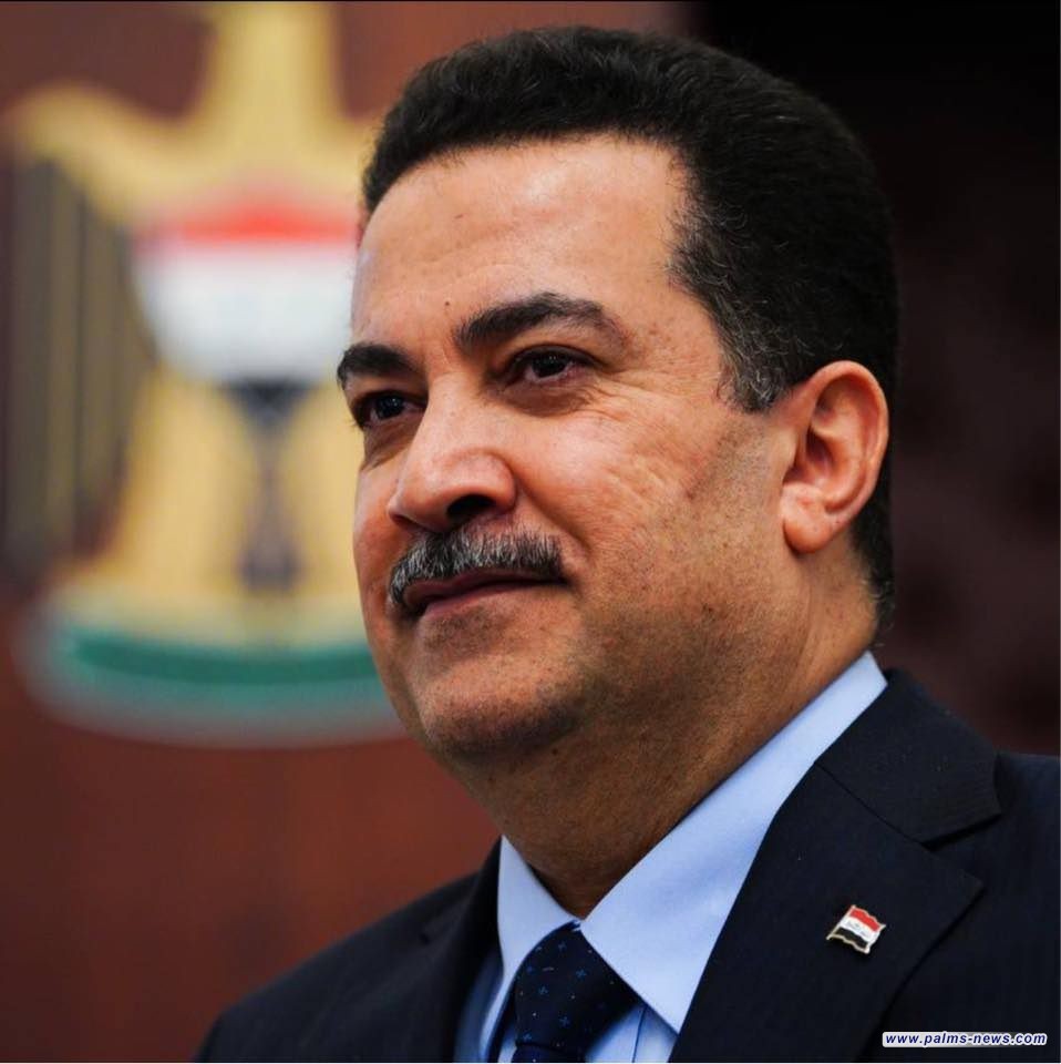 رئيس الوزراء العراقي محمد شياع السوداني، يهنئ بفوز المنتخب الأولمبي العراقي ببطولة غرب آسيا.