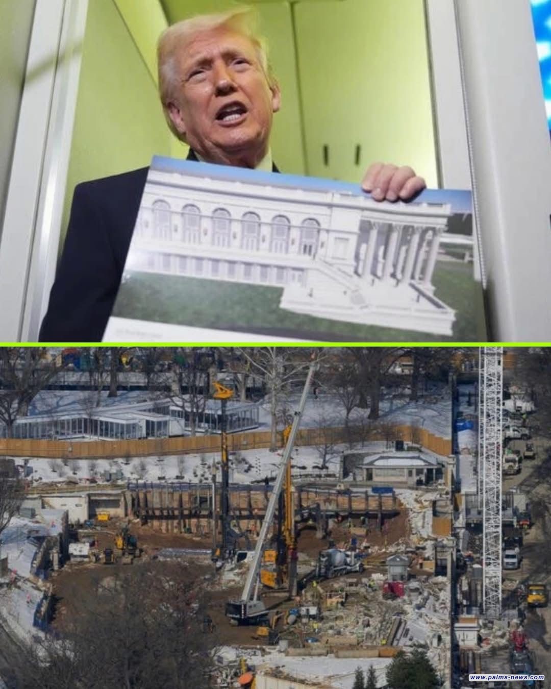 ترمب يكشف عن مجمع عسكري سري تحت البيت الأبيض