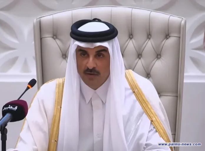 أمير قطر يصل إلى بغداد للمشاركة في أعمال القمة العربية