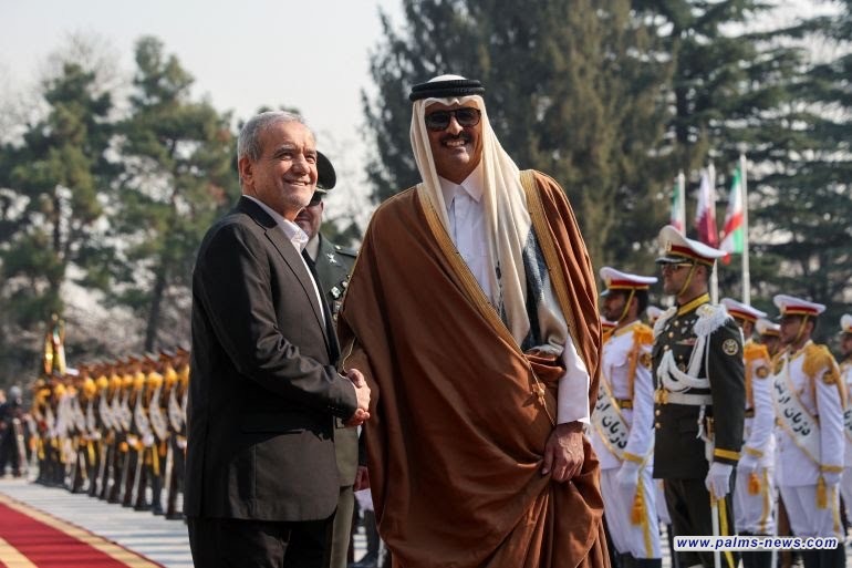 لبحث المستجدات الأخيرة.. وصول أمير دولة قطر إلى طهران