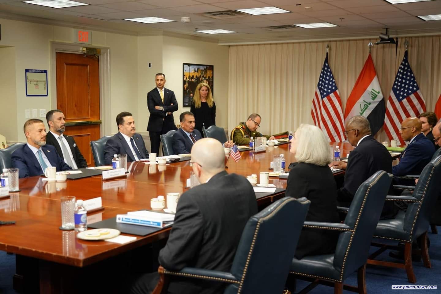 السوداني من واشنطن : نؤكد اهتمام العراق بالحصول على الخبرات والتسليح والحرص على الشراكة الأمنية