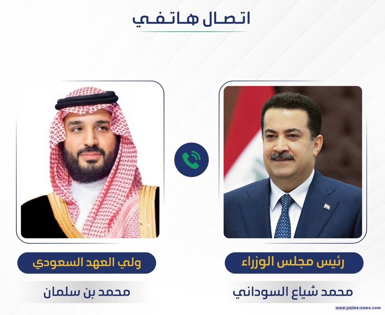 بحثا خلاله العلاقات الثنائية بين البلدين..  اتصال بين السوداني و بن سلمان..