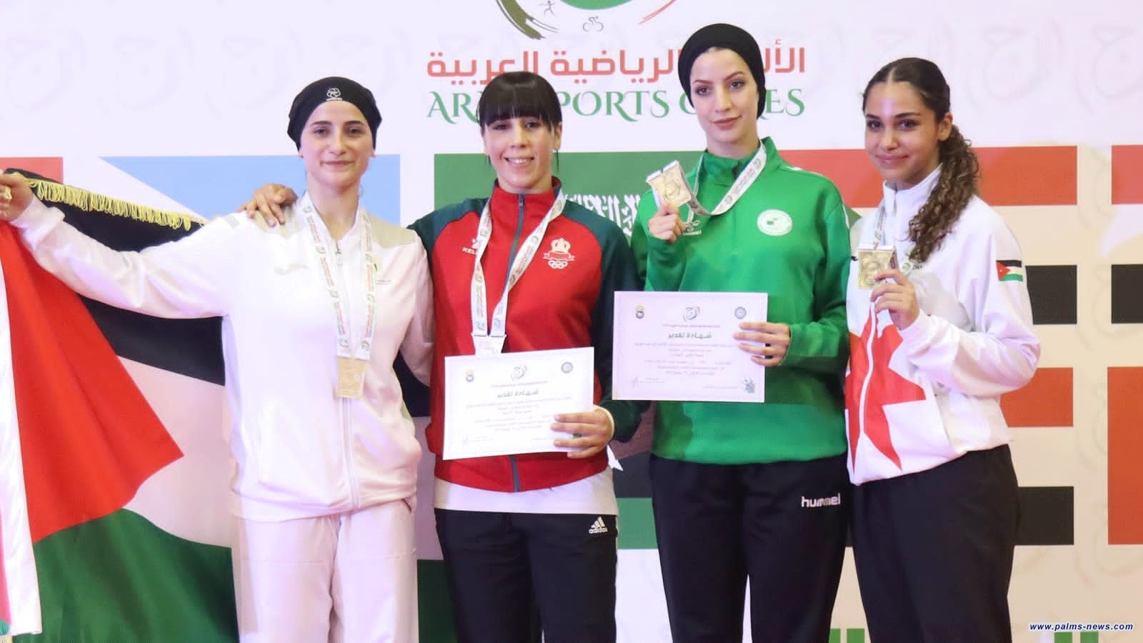 القاضي تمنح فلسطين برونزية آسيوية