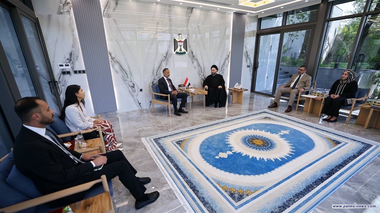 السيد الحكيم في لقاء مع  السفير البريطاني يشدد على أهمية الانتخابات القادمة