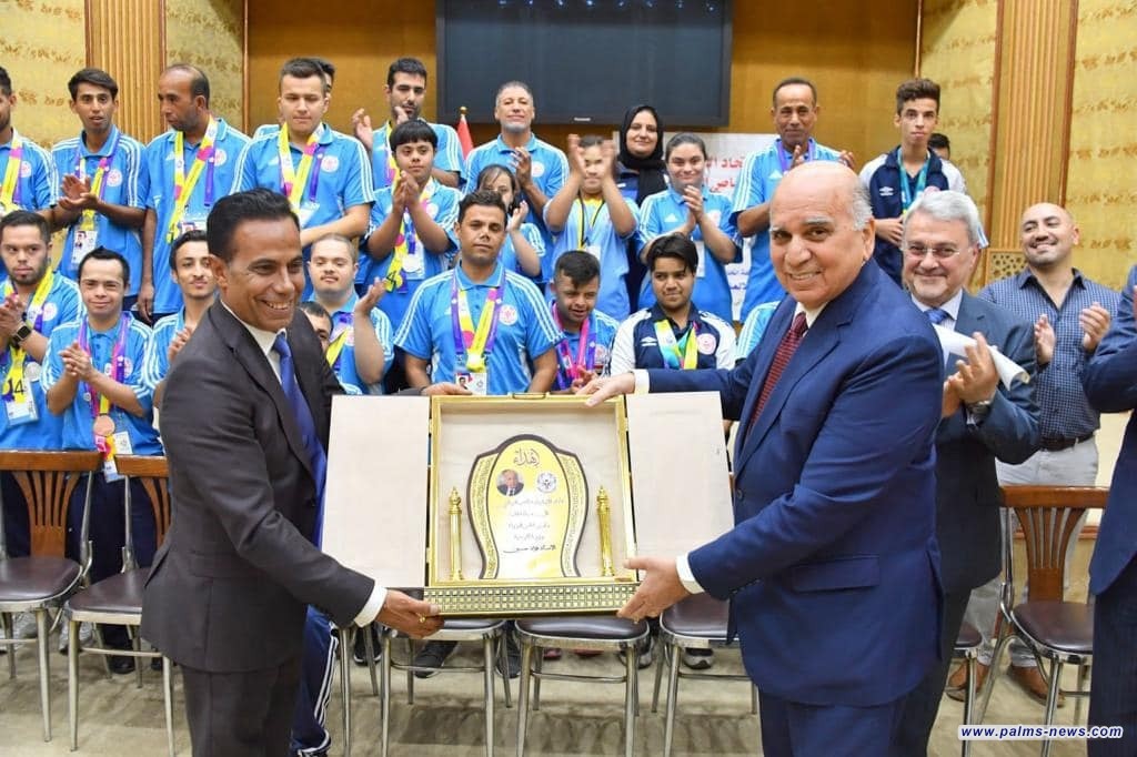 وزير الخارجيَّة يستقبل وفد الألعاب الأولمبيَّة الخاصة لذويّ الهمم الذين شاركوا بأولمبياد برلين