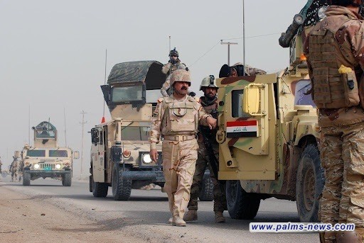 عملية أمنية من محورين في قاطع شرق جبال مكحول بصلاح الدين