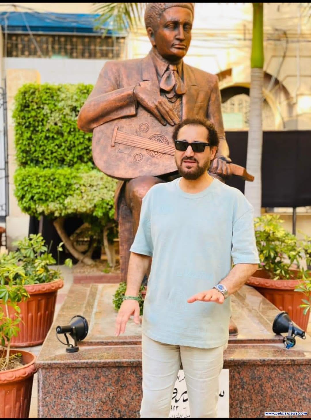 نصير شمه يطلق حملة لزراعة نصف مليون شجرة في واسط