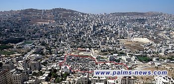 المستوطنون يعتدون من جديد  على أرض "الحمراء" في العين الفلسطينية