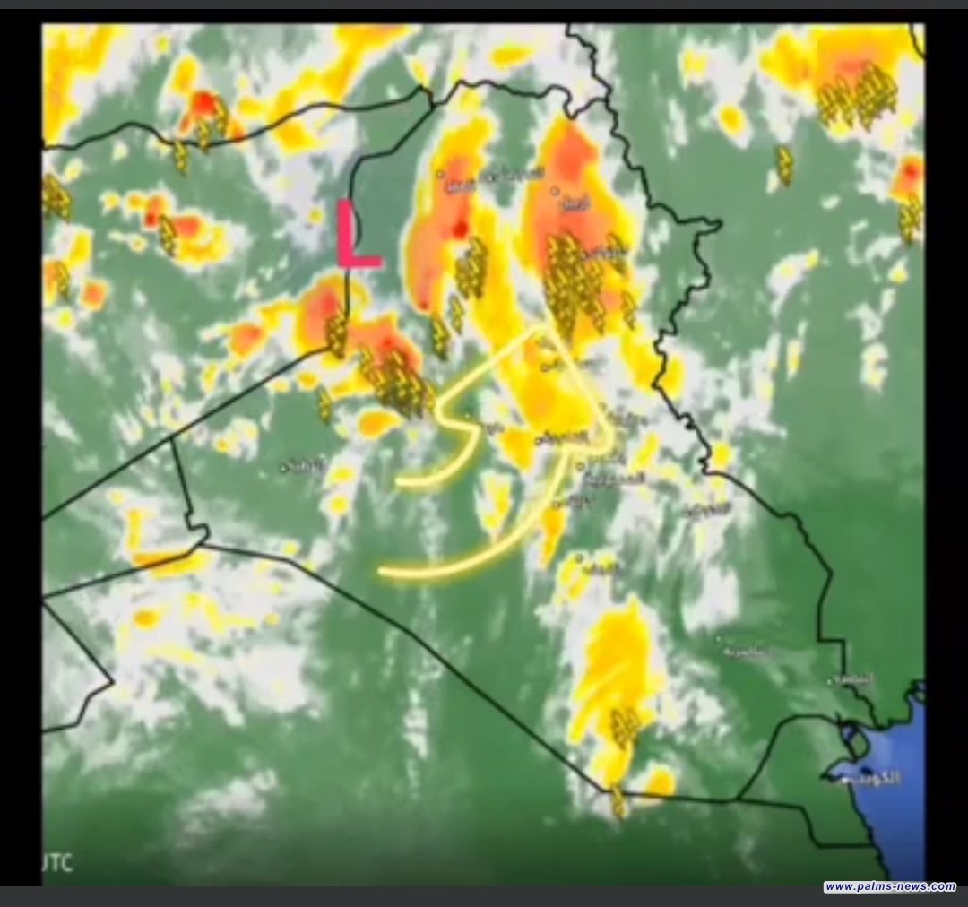 صادق عطيه : التكونات الرعدية الممطرة تستمر هذه الليلة