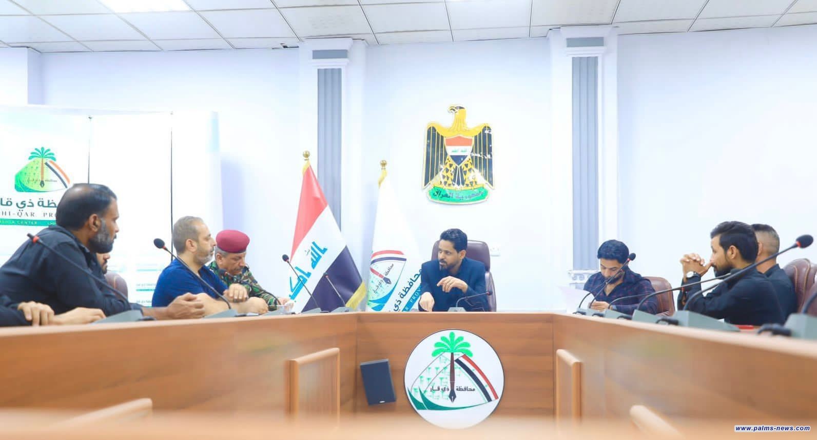 محافظ ذي قار  يوجه باتخاذ إجراءات آنية لغلق موقع الطمر الصحي الحالي